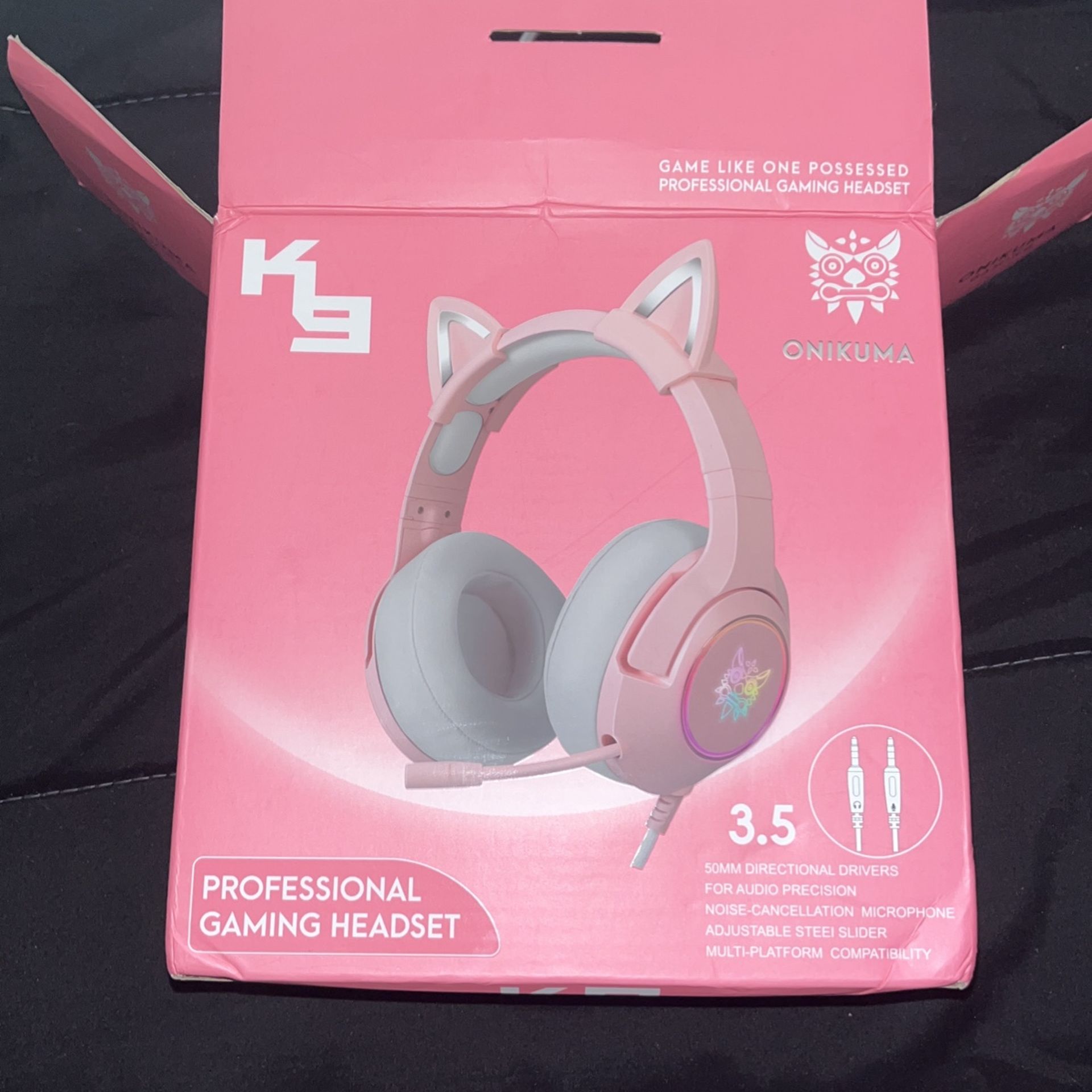 Pink Gaming Headset 