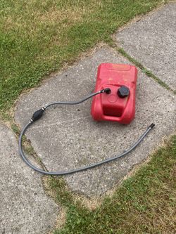Gas Tank For Outboard Motor With Gas Hose 