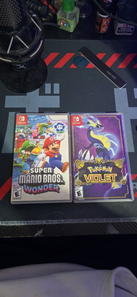 Super Mario Bros. Wonder And Pokemon Violet