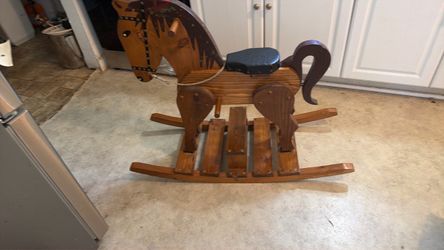 Handmade rocking horse