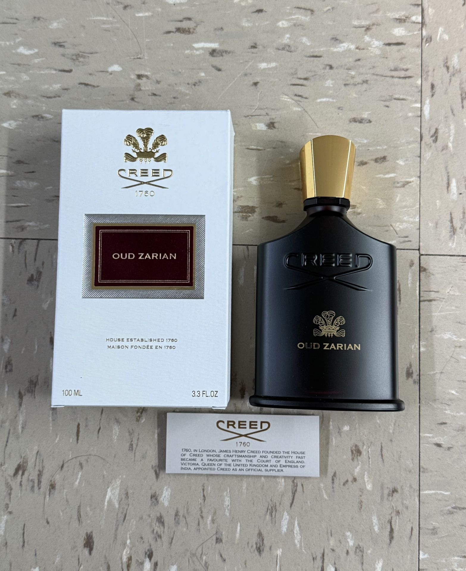Creed Oud Zarian Retails $630