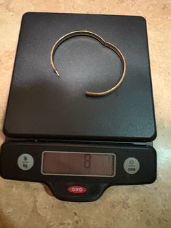 14k Gold Cuff  Bracelet