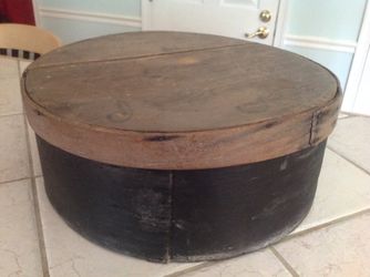 Antique Cheese Wheel Box