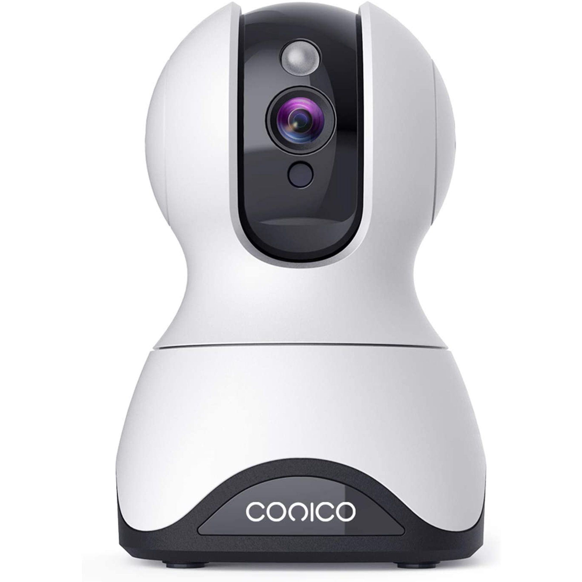 Indoor wifi Camera, Pan/tilt Motion Detection,Two-Way Audio,Night Vision, works with Alexa