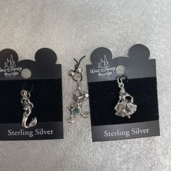 Disney Sterling Silver Charms 