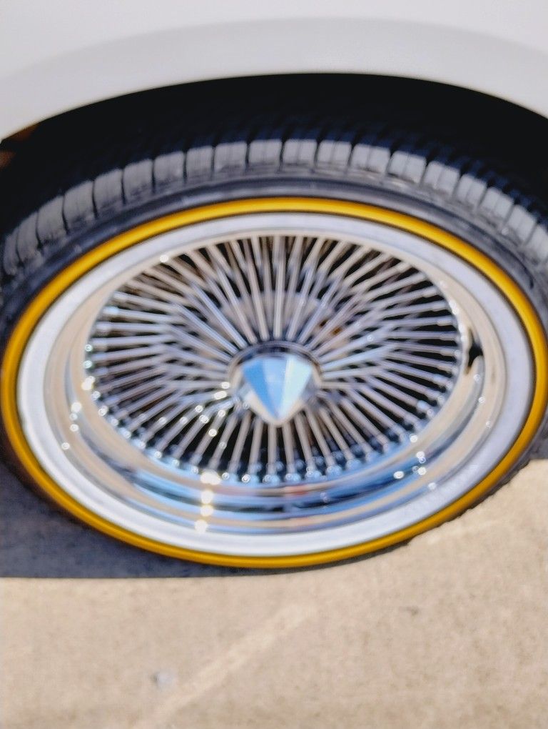 Mayo & Mustard!!!! 18 In. Vogue Tires / Great Tread for Sale in Indianapolis, IN OfferUp