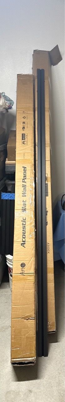 Free black wall panels length is 95.3