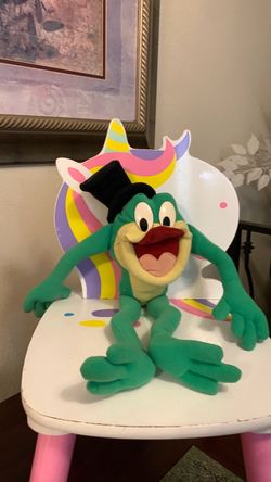 Looney Tunes Vintage 1990 Michigan J Frog plush 16”