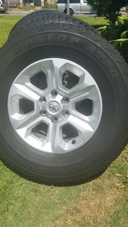 17 inch Toyota 6 lug rims