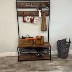 Coat And Shoe Rack 