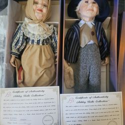 Ashley Bell Grandma And Grandpa PORCELAIN  Dolls