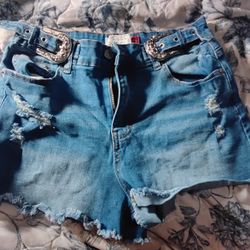 Cowgirl Jean Shorts