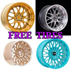 HOLIDAY SALE :BUY RIMS GET FREE TIRES! NO CREDIT CHECK/ ONLY $50 DOWN PAYMENT