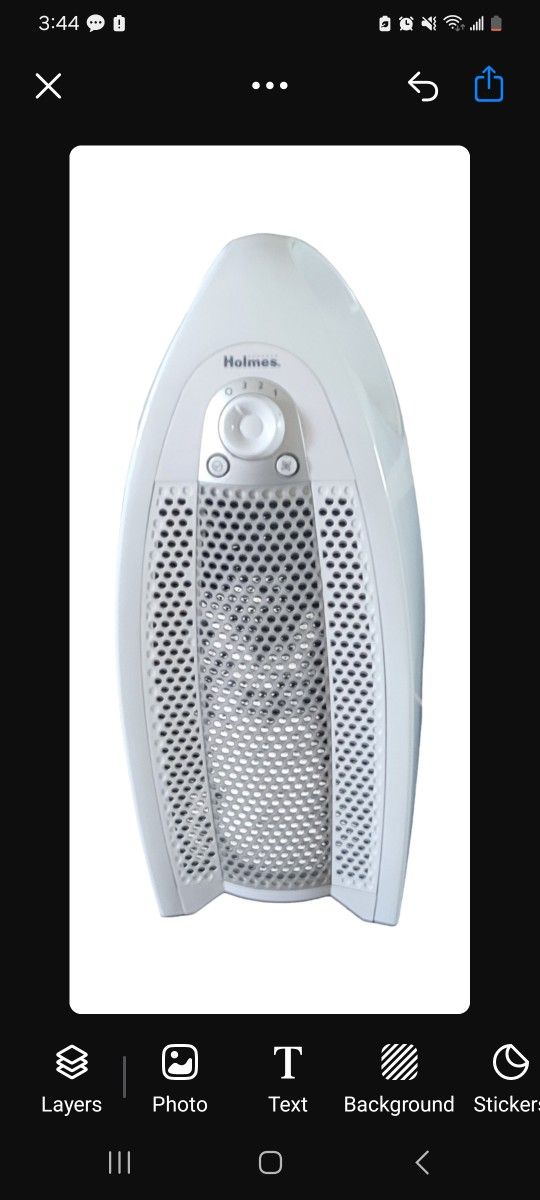 Holmes HEPA Type Air Purifier HAP9414 White Tower Medium Size Room