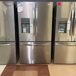 New Frigidaire Gallery Full Size Bottom Freezer Refrigerator‼️ 2 Ice Makers‼️