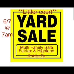 Yard Sale/lots Of Stuff For Sale 