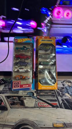 Hot Wheels Nissan & Matchbox Coffee Cruisers IV 5-Packs