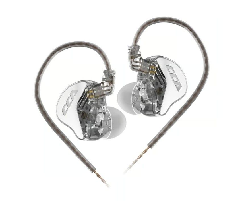 CCA CRA Wired Earphone, 3.8μ Ultra-thin Diaphragm Dynamic Driver IEM in-Ear Moni