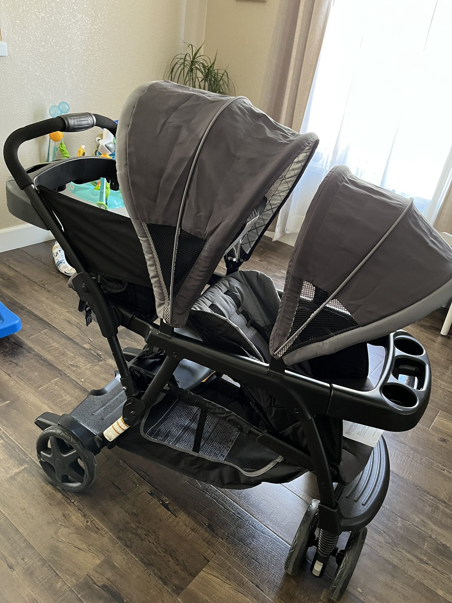 Graco Ready2Grow LX Stroller 12 Riding options fits Infant Car