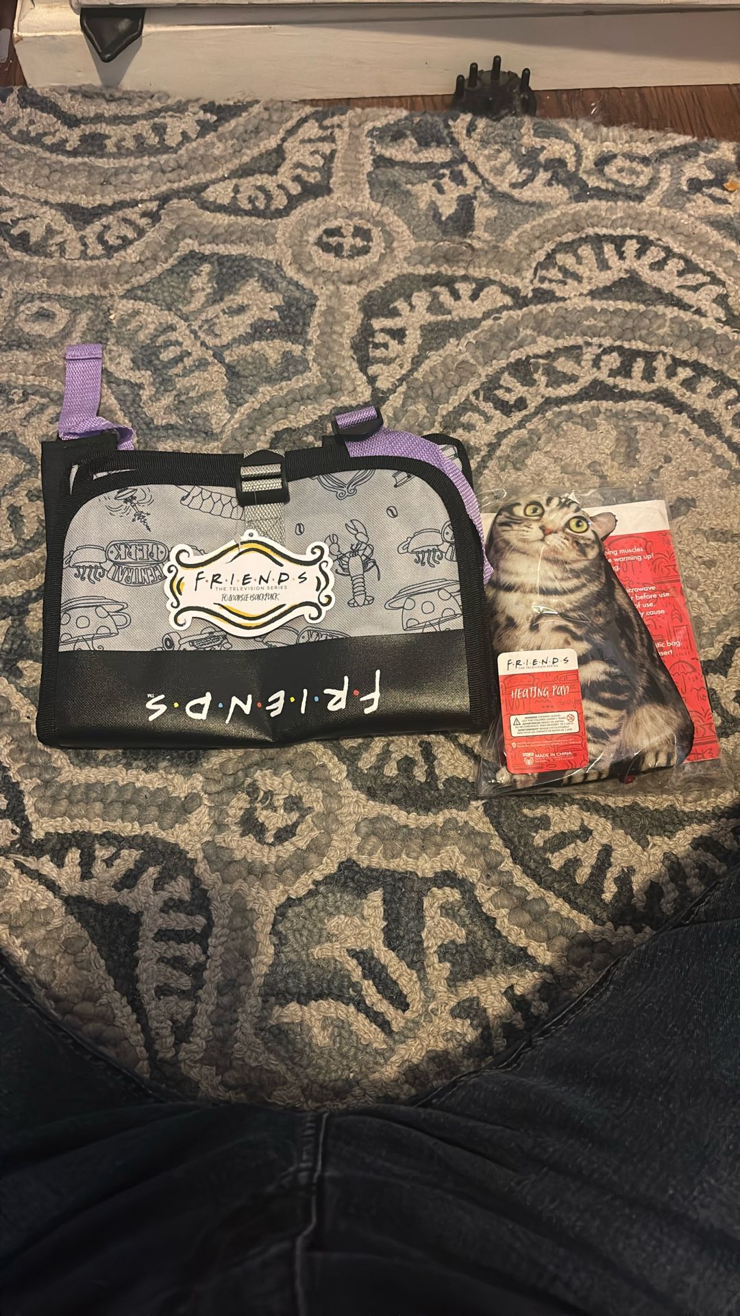 Limited Edition Friends Backpack And Heating Pad