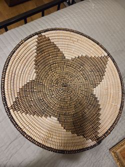 Authentic Rwandan Tutsi Basket Bowl