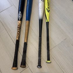 Baseball Bats - Set Of 4