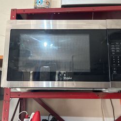 Stainless steel whirlpool countertop microwave for $45