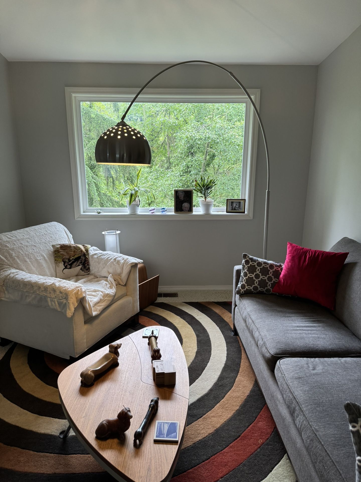 Modern contemporary arch lamp
