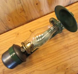Vintage Pennsylvania Railroad Adams Westlake Wall Oil Lamp