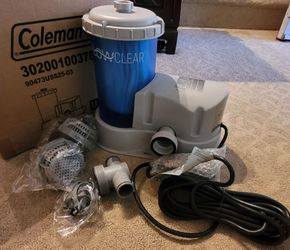 Coleman 90473E Flowclear Pool Filter Pump