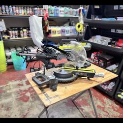 7-1/4” Electric Ryobi Sliding Miter Saw 