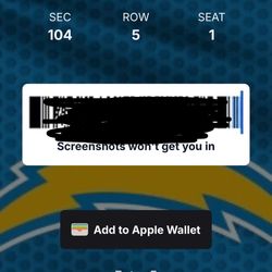 Philadelphia Eagles at Los Angeles Chargers Mon Dec 8th