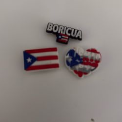 Puertorico Croc Charms
