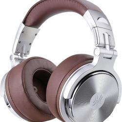 OneOdio Pro30 Headphones, Wired High Resolution, Over Ear, Silver
