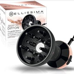 Italia Diffon Hair Diffuser and Ceramic Curly Hair Dryer - DF1 5000 - Lightweight and Compact