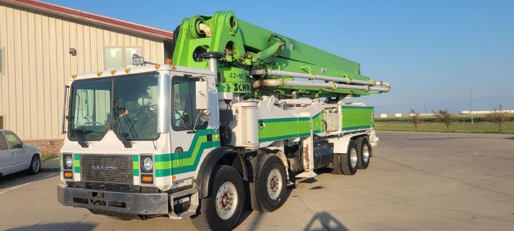 1999 Mack Schwing 42m Concrete Boom Pump Truck $0 Dwn Financing Available