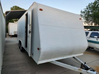 Enclosed Cargo Trailer Dual Axle Car Hauler 20ft with Ramp