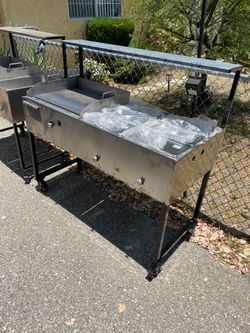 Taco Cart Griddle Plancha Food Warmer