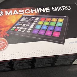 Native Instruments Maschine Mikro MK2 Groove Production Studio, Black