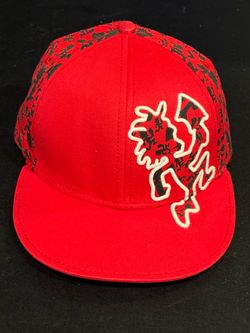 Rare Vtg 2008 Insane Clown Posse ICP HATCHETMAN Juggalo Hat Red Size M.