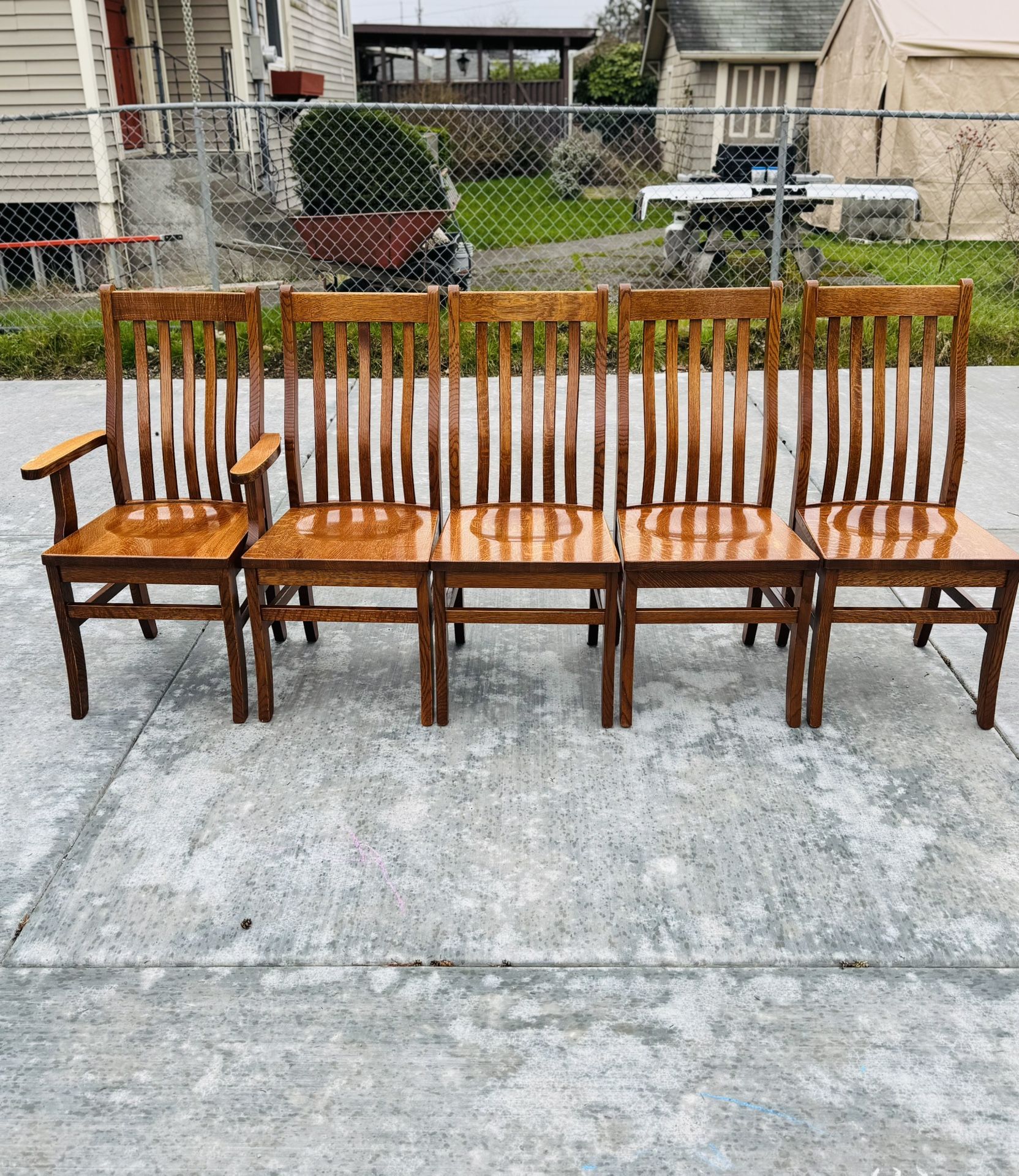 Solid Wood Hand Made Dining Chairs