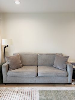 West Elm Gray 3-Seater Sofa / Couch – Great Condition – $200