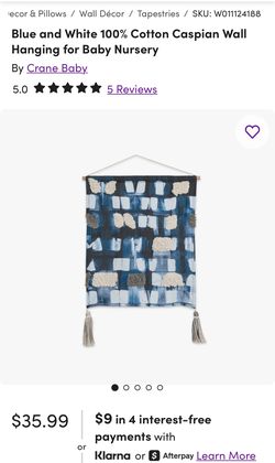 Crane Baby Wall hanging