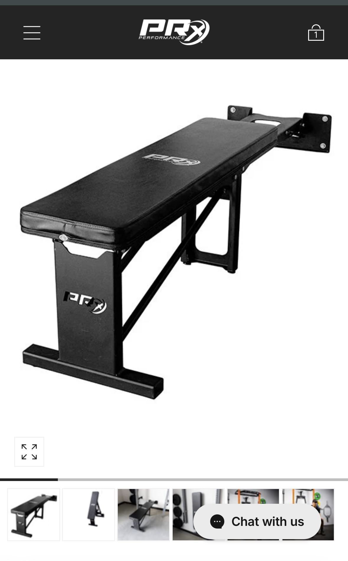Prx Flat Folding Weight Bench 