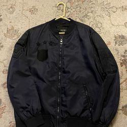 Guess Blue Bomber Jacket 
