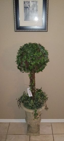 New House Of Silk Flowers 50" Ivy Topiary