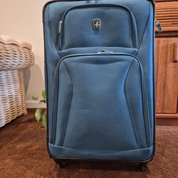 Atlantic Checked In Travel Luggage Suitcase 28"