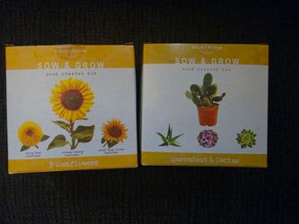 Nature's Blossom Sow & Grow Seed Starter Kit Set of 2