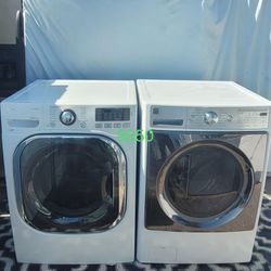 Beautiful Kenmore Washer And LG Gas Dryer.