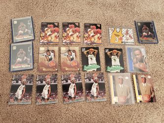 Basketball and baseball cards